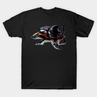 Dark Rhino Beetle T-Shirt